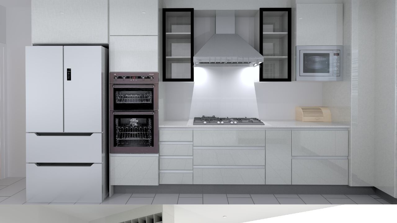 Aluminium Frame Cabinet Doors